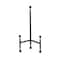 Set of 3" Black Metal Modern Easel, 12", 10", 8"